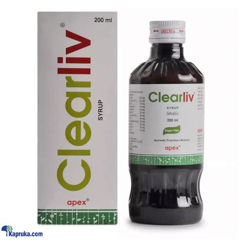 Clearliv Clearliv Syrup 200ml Online Price In Sri Lanka A Baur