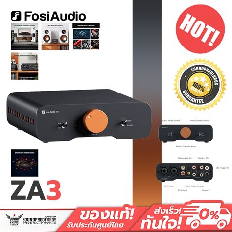 Preorder Fosi Audio Za Power Amplifier Classd Channel Ti