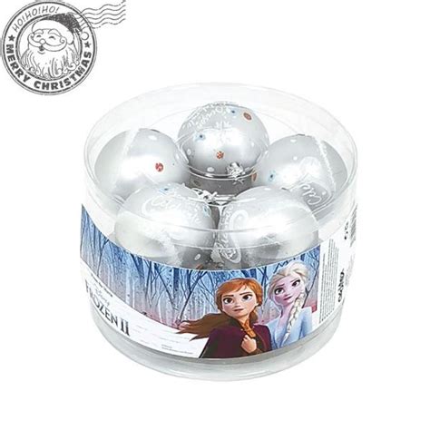 Set Cu Globuri Pentru Brad Cm Diametru Craciun Frozen Ii