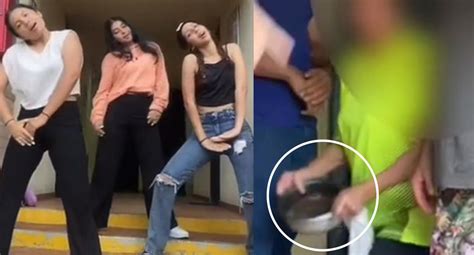 Video viral Jóvenes se graban bailando para TikTok y una vecina les