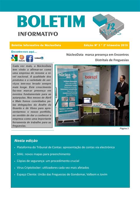 Boletim Informativo Núcleodata Edição Nº3 By Núcleodata Issuu