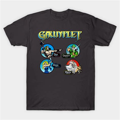 Gauntlet Old Arcade Logos Gauntlet T Shirt Teepublic