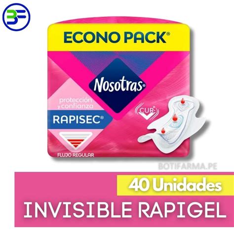 Toallas Higi Nicas Nosotras Invisible Rapigel Bolsa Un