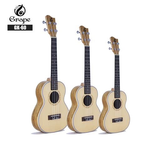 24 Zebrawood Ukuleles Spruce Wooden Musical Instruments Musical Instrument And String