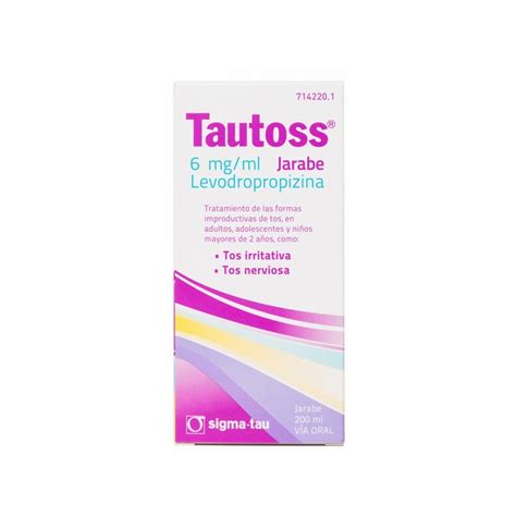 Tautoss 6Mg Ml Jarabe 200 Ml Comprar Online