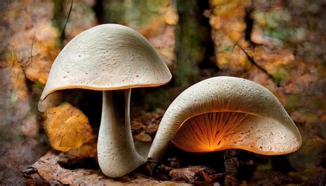 Premium Photo Cep Mushroom Growing In Autumn Forest