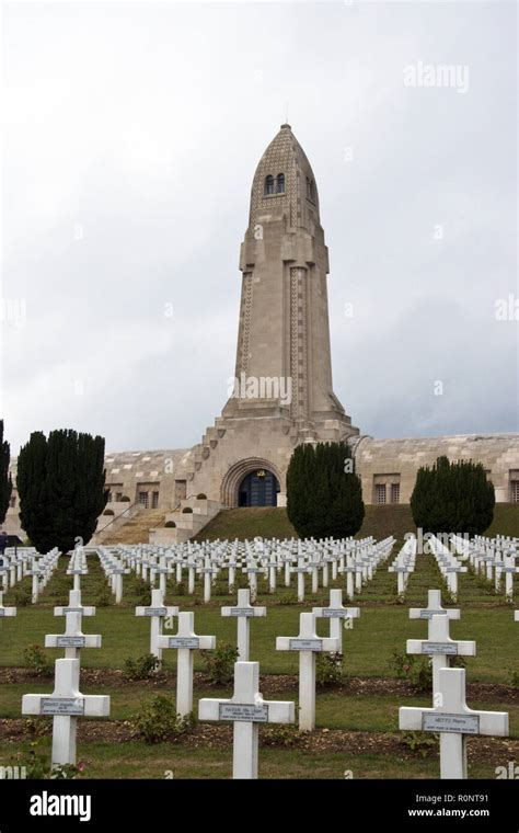 Graves Of World War One French Soldiers Who Died In The Ww1 Battle Of