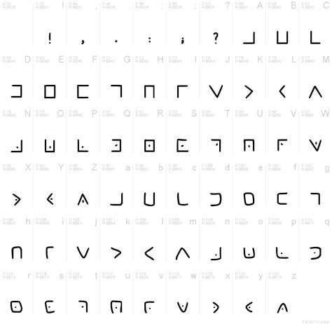 Masonic Cipher font