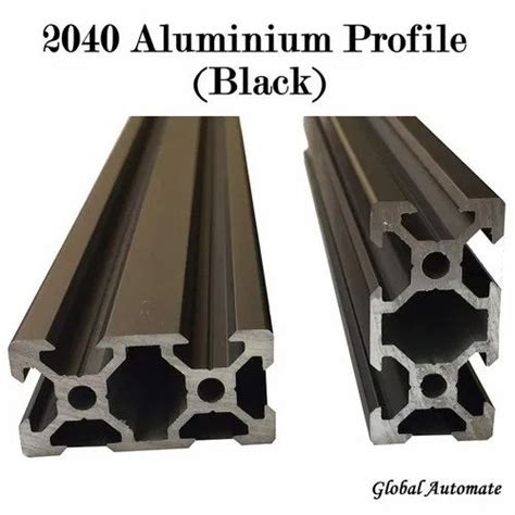 Germany Global X Mm V Slot Black Anodized Aluminum Extrusion Profile