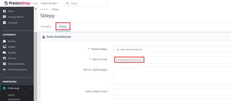 Jak Skonfigurowa Wysy K Maili W Prestashop Pomoc Home Pl