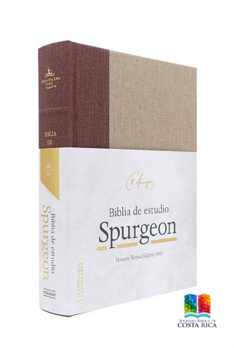 Biblia de estudio Spurgeon tapa dura Sociedad Bíblica CR