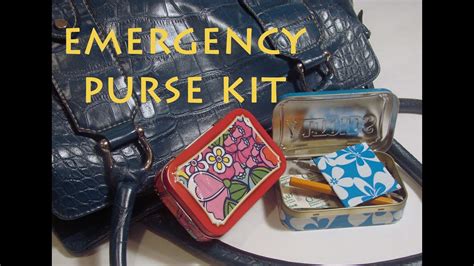 How To Make An Emergency Purse Kit Youtube