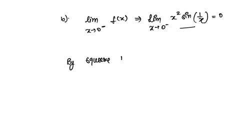 Solved Texts 1 For The Following Functions F Show That Lim X Y → 0 0 F X Y Does Not Exist