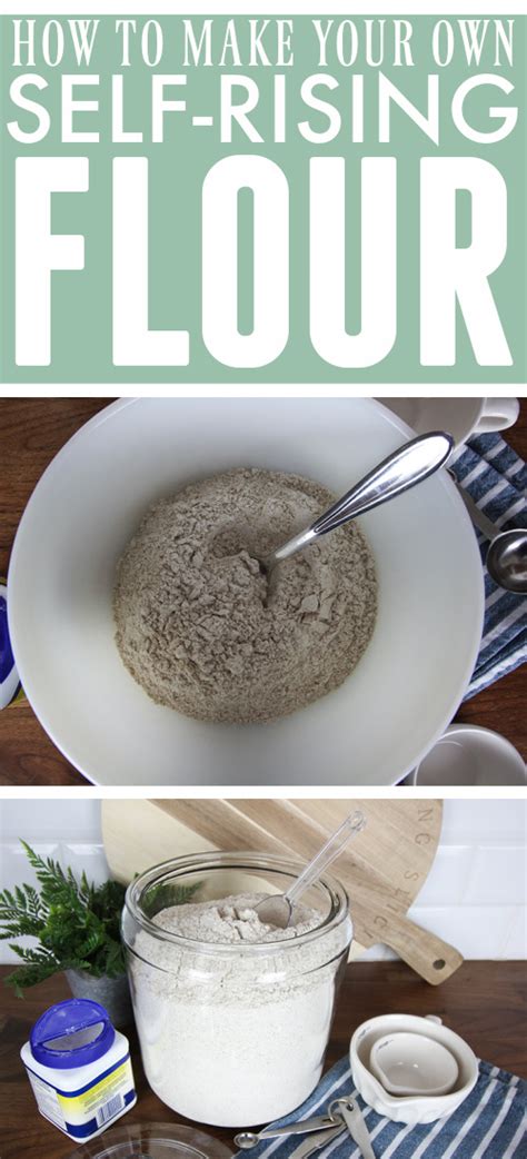 How To Make Your Own Self Rising Flour The Creek Line House