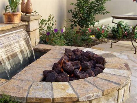 20+ Waterfall Fire Pit Combination