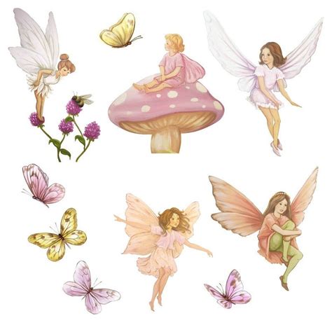 Fairy Wall Stickers Fairy Decal Fairy Decals Fairy Wall Decals