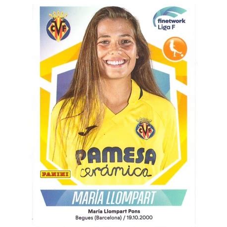 Comprar Cromo María Llompart Villarreal Panini Liga Femenina 2022 23