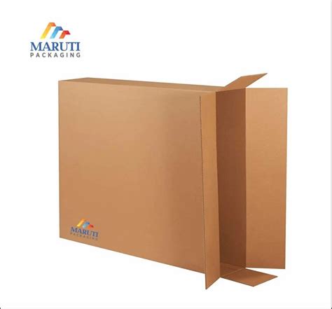 plain corrugated paper packaging box  piece  surat id