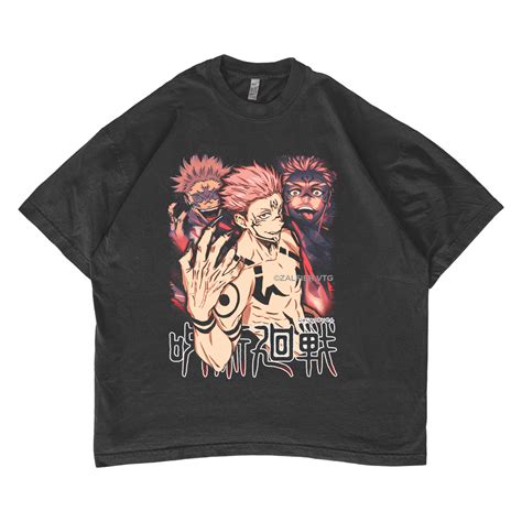 Jual Kaos Jujutsu Kaisen Ryomen Sukuna Kaos Anime Oversize Shopee