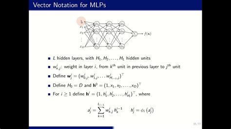 Dmml L07 S03 Multi Layer Perceptrons Youtube