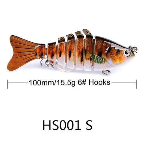 Kqjqs Cm Plastic Hard Bait For Lure Fishing G Multi Jointed