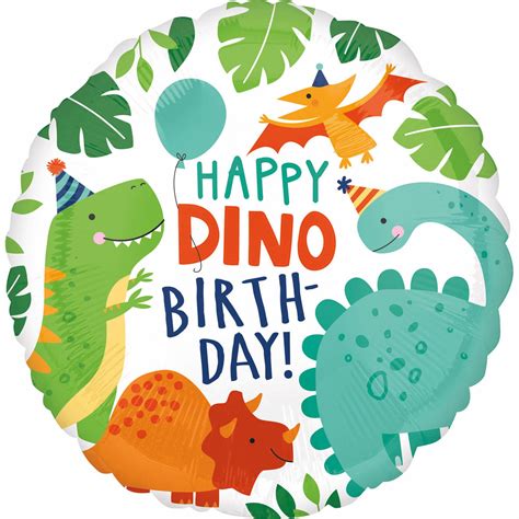 Happy Birthday Dino Folienballon Selbstabholung In Unserer Filiale