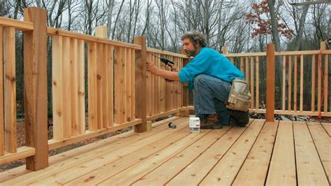 How To Attach Deck Railing Posts With Fastenmaster Fine Homebuilding