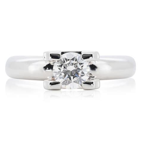 Stunning Pave K White Gold Ring With Ct Natural Diamonds Gia