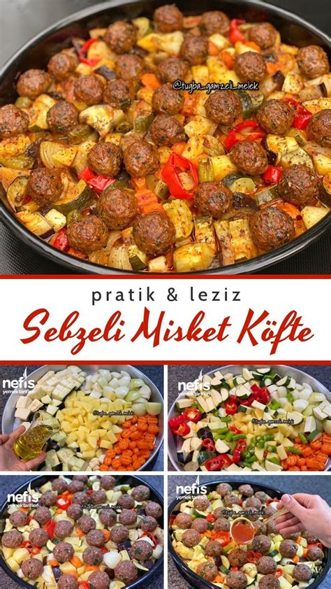 Enfes Tadı Ve Pratikliği İle Fırında Sebzeli Misket Köfte Favoriniz