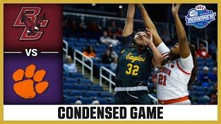 Boston College Vs Clemson Condensed Game 2024 Ally ACC Women S