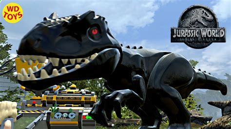 Jurassic World Lego Game Indoraptor Hybrid Indominus Rex Custom Dino ...