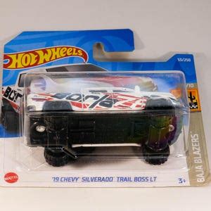 Hot Wheels Chevy Silverado Trail Boss Lt Baja Blazers Etsy