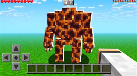 Novo Golem De Lava No Minecraft Youtube