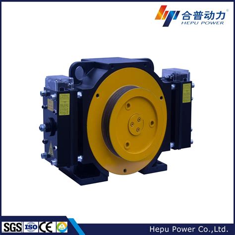 Kg Passengers Roping Elevator Motor Permanent Magnet