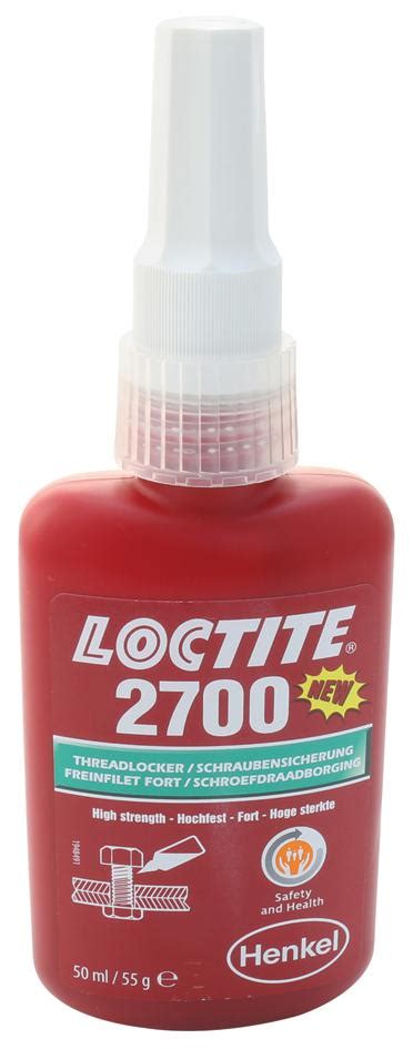 2700 50ML Loctite Adhesive Threadlocking High Strength Farnell UK