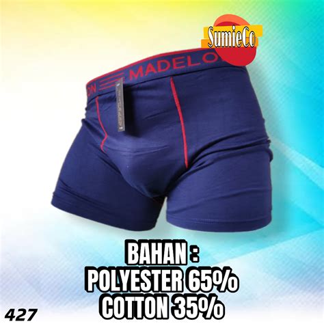 Jual SM427 CELANA DALAM BOXER PRIA MADELON SIZE M XL HARGA PER 1