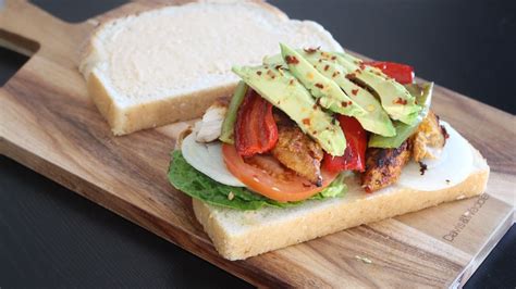 Chicken Avocado Sandwich Youtube