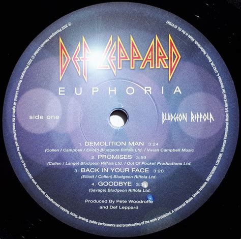 Def Leppard Euphoria 2xlp Album Re Akerrecords Nl