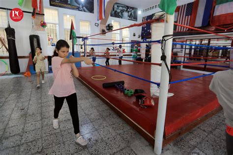 Gazas Female Fighters Celebrate International Boxing Day Photo