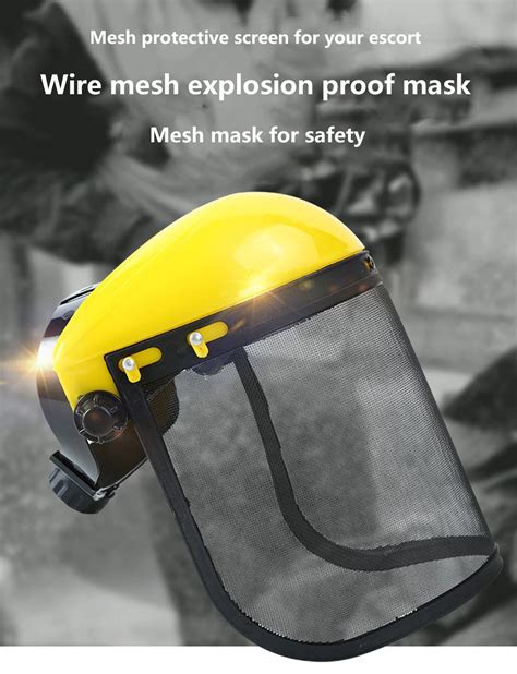 Anti Splash Safety Helmet Anti Fog Welding Face Shield For Factory Workers