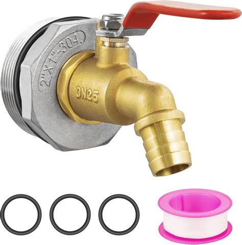 Amazon Qwork Drum Faucet Brass Barrel Faucet With Epdm Gasket