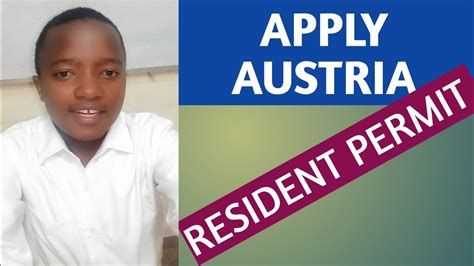 Aupair In Austria Resident Permit Application Requirements Youtube