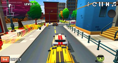 2 Player City Racing 2 Mainkan Online Di SilverGames