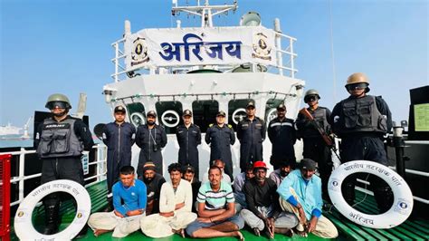 Indian Coast Guard Apprehends Pakistan Fishing Boat Naz Re Karam In