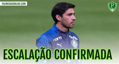 Escalacao Confirmada Palmeiras America