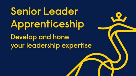 Senior Leader Apprenticeship Develop Your Leadership Skills Youtube