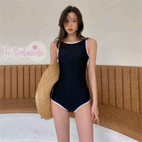 Jual Swimwear Baju Renang Bikini Sukumizu Korean Jepang BK11 Shopee