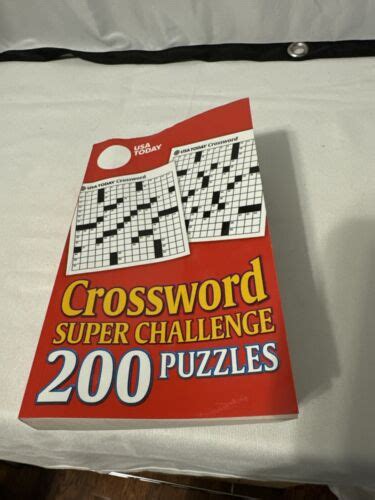 Usa Today Crossword Super Challenge 200 Puzzles Ebay