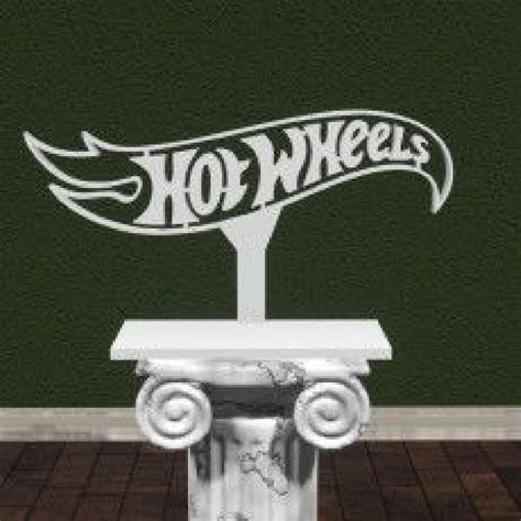Imprimir STL Hot Wheels D logotipo imprimível Modelo D