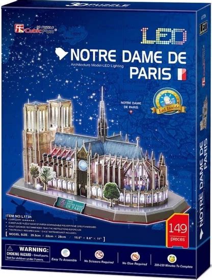 Cubicfun D Notre Dame De Paris Pcs Bestprice Gr